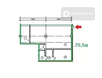 70 м², Готовый бизнес, в жилом доме, этаж 1 из 9, 70 м², изображение - 2