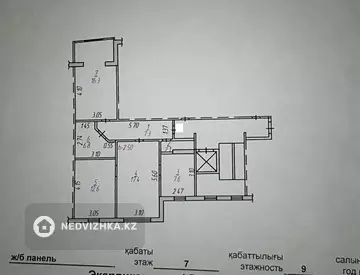 70.1 м², 3-комнатная квартира, этаж 7 из 9, 70 м², изображение - 8