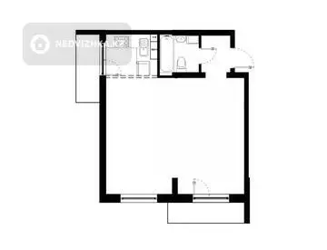 51.8 м², 2-комнатная квартира, этаж 11 из 12, 52 м², изображение - 1