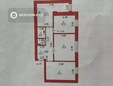 76.3 м², 3-комнатная квартира, этаж 4 из 5, 76 м², изображение - 10