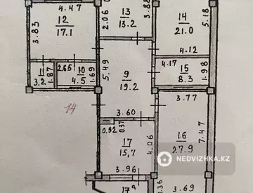 135 м², 4-комнатная квартира, этаж 8 из 9, 135 м², изображение - 3