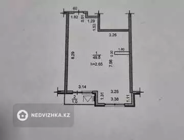 51 м², 1-комнатная квартира, этаж 9 из 10, 51 м², изображение - 1