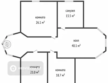 360.8 м², 4-комнатный дом, 10 соток, 361 м², изображение - 1