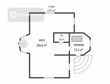 360.8 м², 4-комнатный дом, 10 соток, 361 м², изображение - 0