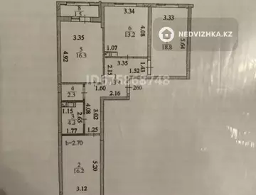 87.5 м², 3-комнатная квартира, этаж 7 из 9, 88 м², изображение - 5