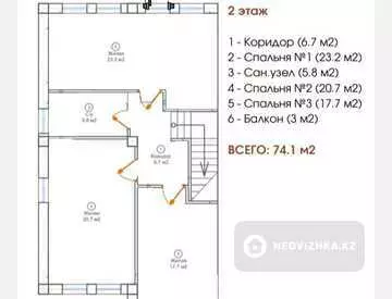 150 м², 4-комнатный дом, 8 соток, 150 м², изображение - 7