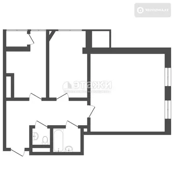 61 м², 2-комнатная квартира, этаж 5 из 9, 61 м², изображение - 27