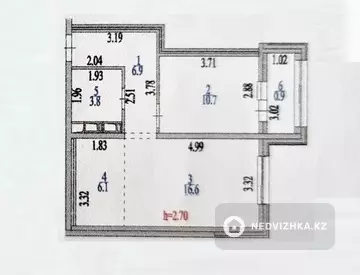 45 м², 2-комнатная квартира, этаж 10 из 12, 45 м², изображение - 17