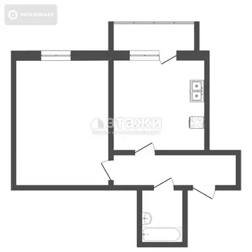 25 м², 1-комнатная квартира, этаж 8 из 10, 25 м², изображение - 16