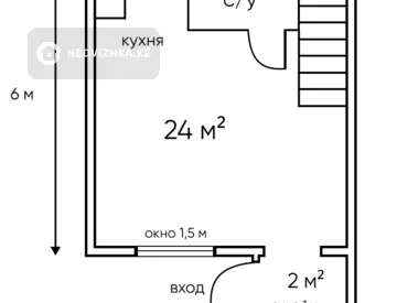 2-комнатная квартира, этаж 2 из 2, 70 м²