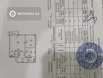 72 м², 3-комнатная квартира, этаж 5 из 9, 72 м², изображение - 11