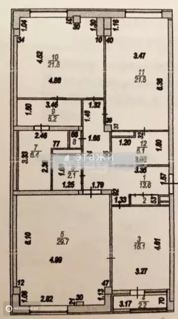 124 м², 3-комнатная квартира, этаж 5 из 8, 124 м², изображение - 0