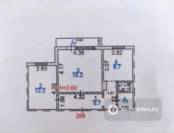 54 м², 2-комнатная квартира, этаж 10 из 10, 54 м², изображение - 10