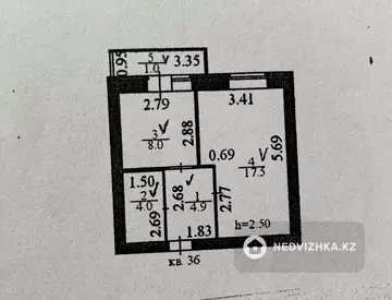 35.4 м², 1-комнатная квартира, этаж 4 из 6, 35 м², изображение - 9