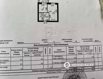 35.4 м², 1-комнатная квартира, этаж 4 из 6, 35 м², изображение - 10