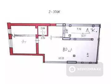 150 м², Офисное помещение, этаж 2 из 13, в административном здании, 150 м², на длительный срок, изображение - 2