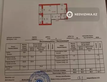 67 м², 2-комнатная квартира, этаж 4 из 10, 67 м², изображение - 6