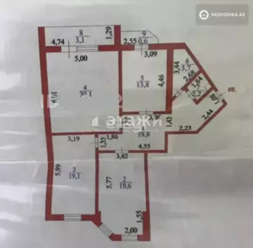 111 м², 3-комнатная квартира, этаж 4 из 5, 111 м², изображение - 18