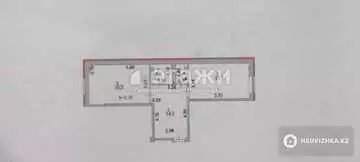 56.2 м², 1-комнатная квартира, этаж 6 из 6, 56 м², изображение - 26