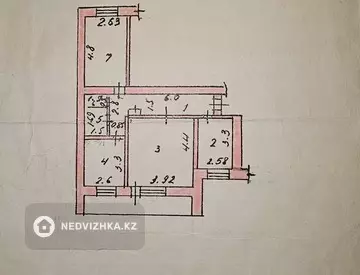 65 м², 3-комнатная квартира, этаж 1 из 9, 65 м², изображение - 0