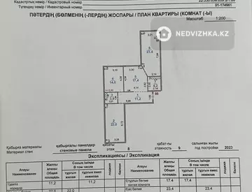 3-комнатная квартира, этаж 8 из 9, 96 м²