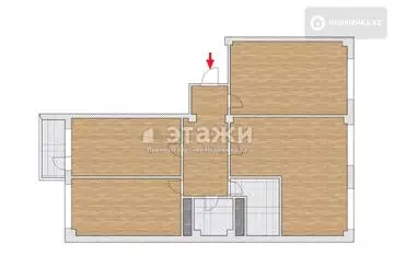 95.8 м², 3-комнатная квартира, этаж 9 из 16, 96 м², изображение - 6