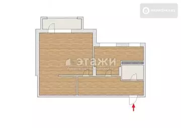 2-комнатная квартира, этаж 6 из 6, 75 м²