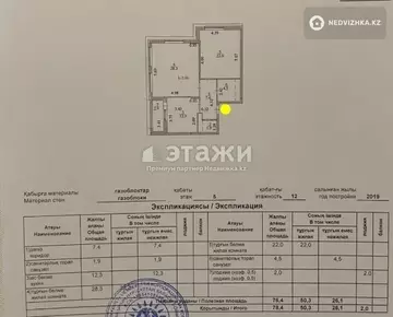 78.4 м², 2-комнатная квартира, этаж 5 из 12, 78 м², изображение - 13