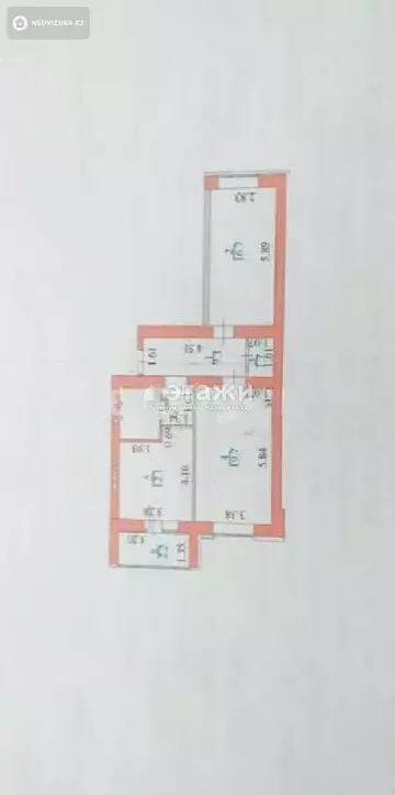 66 м², 2-комнатная квартира, этаж 1 из 12, 66 м², изображение - 23