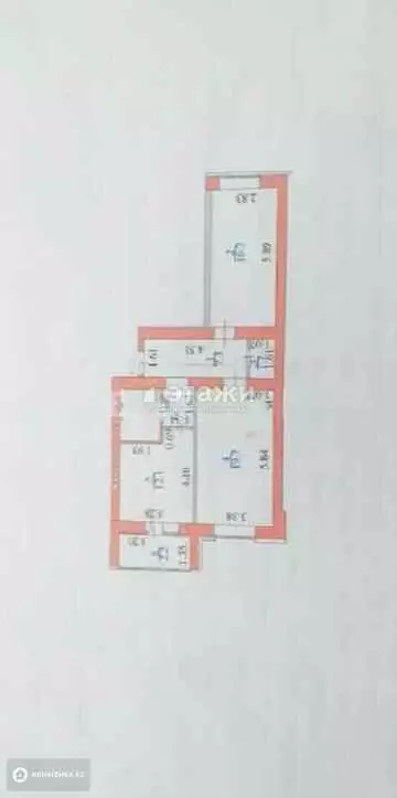 66 м², 2-комнатная квартира, этаж 1 из 12, 66 м², изображение - 24