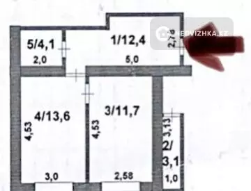 36 м², Помещение, 5 этажей, 36 м², изображение - 0