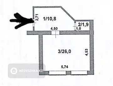 36 м², Помещение, 5 этажей, 36 м², изображение - 4