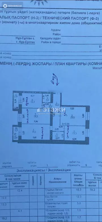 108.1 м², 4-комнатная квартира, этаж 1 из 9, 108 м², изображение - 12