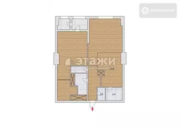 70 м², 2-комнатная квартира, этаж 13 из 34, 70 м², изображение - 20