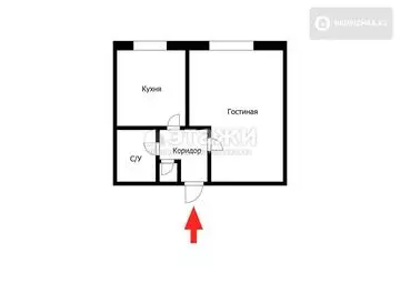 21 м², 1-комнатная квартира, этаж 1 из 5, 21 м², изображение - 19