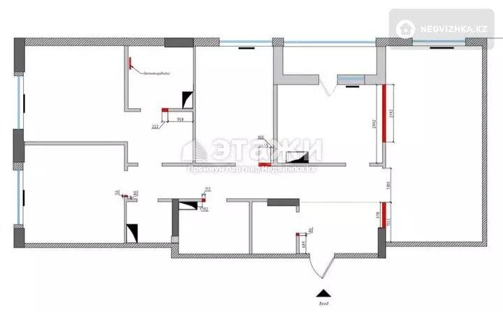 124 м², 4-комнатная квартира, этаж 9 из 23, 124 м², изображение - 1