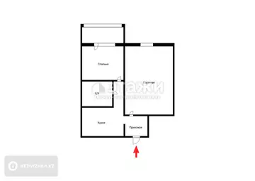 47.9 м², 2-комнатная квартира, этаж 2 из 10, 48 м², изображение - 15