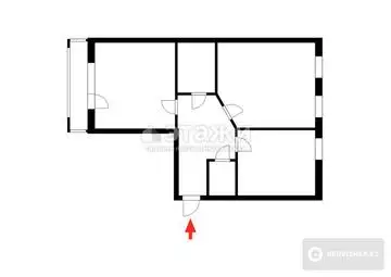 68 м², 3-комнатная квартира, этаж 8 из 9, 68 м², изображение - 14