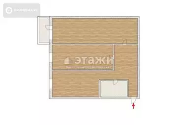 40 м², 2-комнатная квартира, этаж 1 из 5, 40 м², изображение - 6