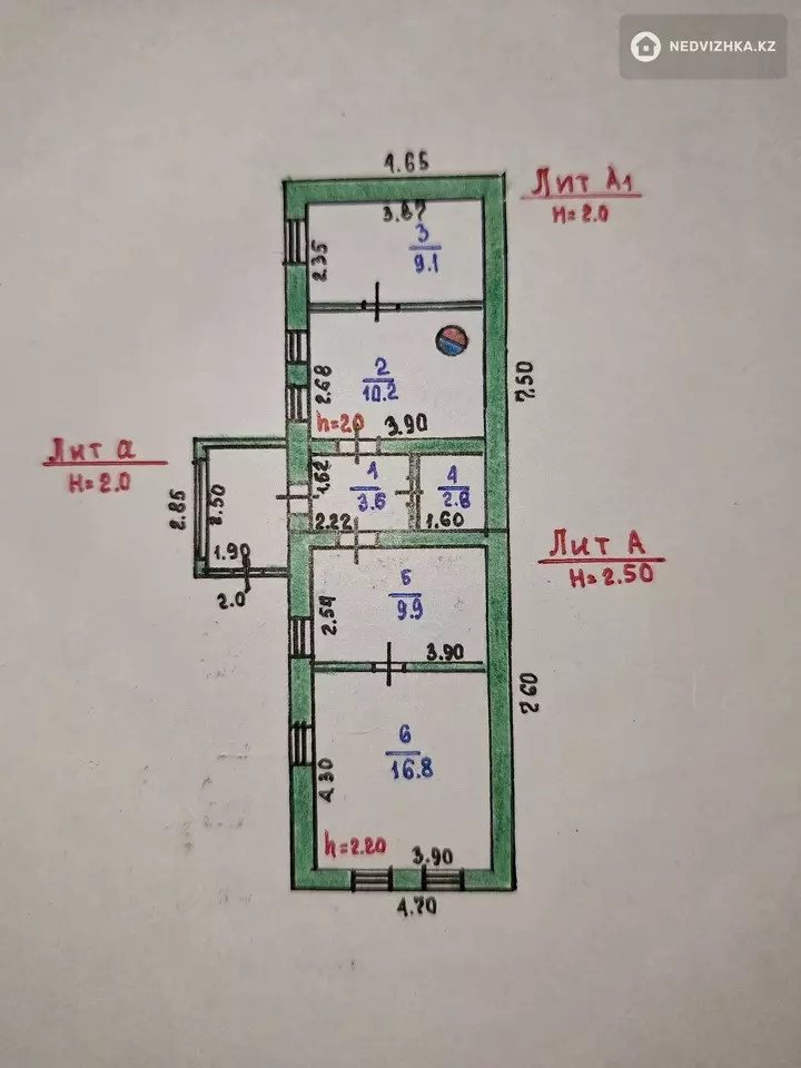 53 м², 3-комнатный дом, 3 соток, 53 м², изображение - 1