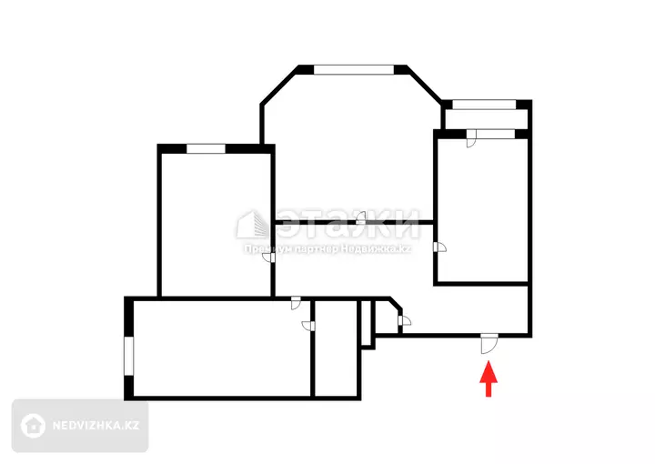 125 м², 3-комнатная квартира, этаж 2 из 20, 125 м², изображение - 1