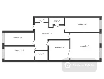 150 м², 4-комнатная квартира, этаж 5 из 11, 150 м², изображение - 9