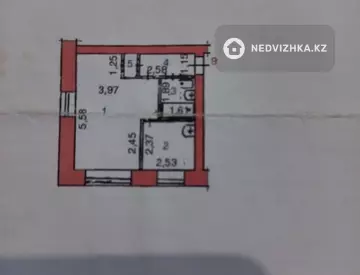 30 м², 1-комнатная квартира, этаж 4 из 4, 30 м², изображение - 2