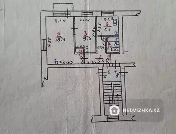 43 м², 2-комнатная квартира, этаж 2 из 4, 43 м², изображение - 1