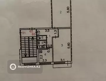 47 м², 2-комнатная квартира, этаж 1 из 5, 47 м², изображение - 9