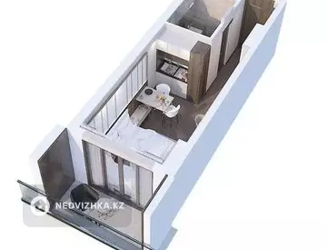 39 м², 1-комнатная квартира, этаж 2 из 15, 39 м², изображение - 8