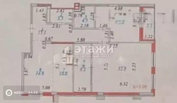 110 м², 3-комнатная квартира, этаж 2 из 6, 110 м², изображение - 1