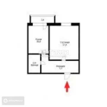 40 м², 1-комнатная квартира, этаж 3 из 9, 40 м², изображение - 5