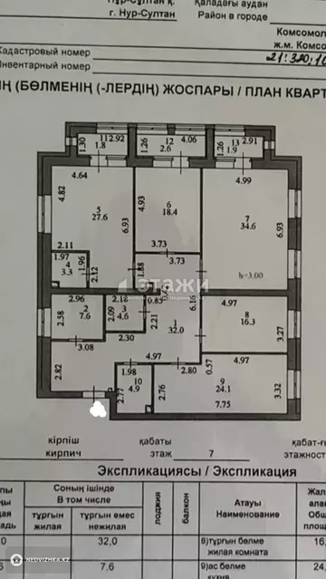 180 м², 5-комнатная квартира, этаж 7 из 8, 180 м², изображение - 53