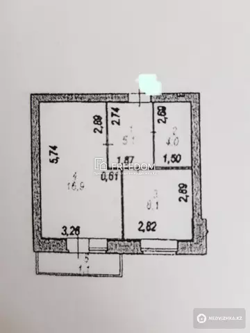 35 м², 1-комнатная квартира, этаж 4 из 6, 35 м², изображение - 8